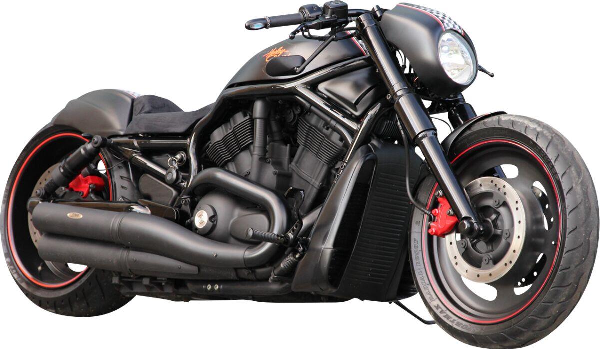 Cult Werk Axle Cover For Harley Davidson VRSCDX 1250 2002-2017 Black HD-UNI034