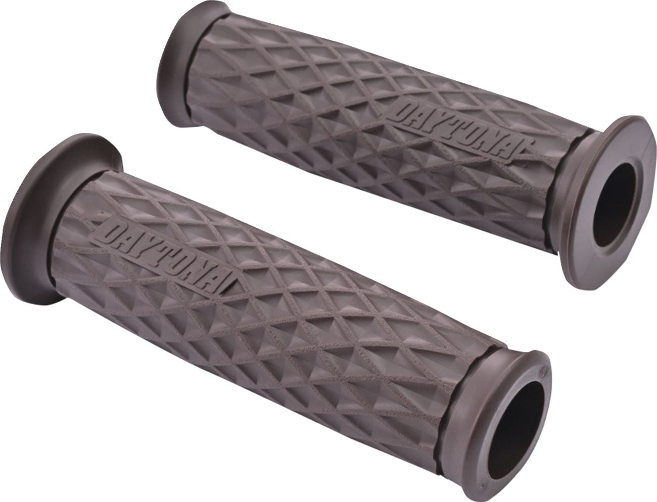 Daytona  GRIPPYGRIP GGD-Grid Grips Brown Open End 7/8 Handlebar Pair 32728