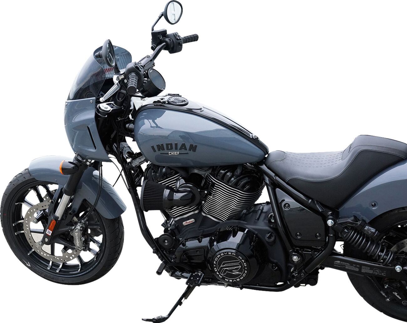 Arlen Ness Velocity 90° Air Cleaner Kit For Indian 14-22 Black 800-002