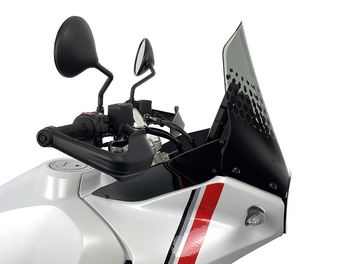 WRS Windscreen Tour Ducati Desertx Smoke Du024f
