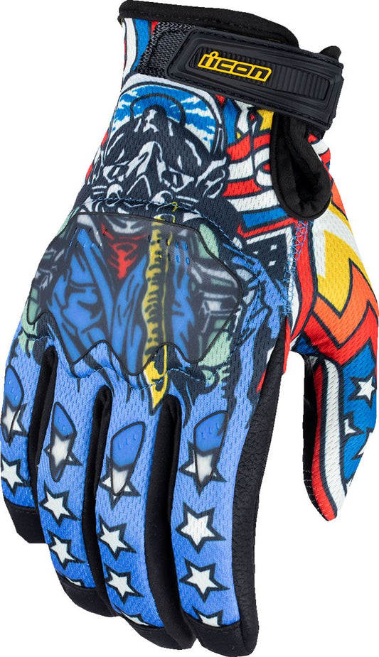 ICON Hooligan™ Flyboy CE Motorcycle Gloves 2024 Model