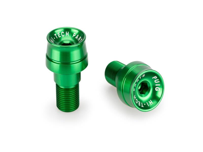 PUIG Speed Bar Ends Green for Yamaha TMax 560/Tech Max 22-25 21292V