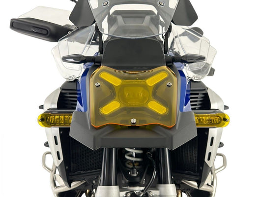 WRS Headlight Protection For BMW R1300GS Adventure Yellow Bm105gf