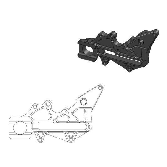 Moto-Master Relocation Bracket For KTM EXC 300 TPI 2003-2023 211108