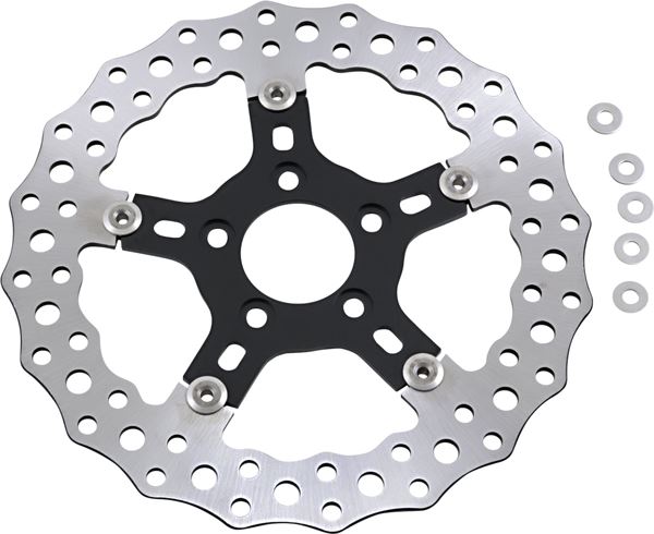 Arlen Ness Jagged Floating Rotor Stainless Steel For HD RH 1250 S 99-24 02-787