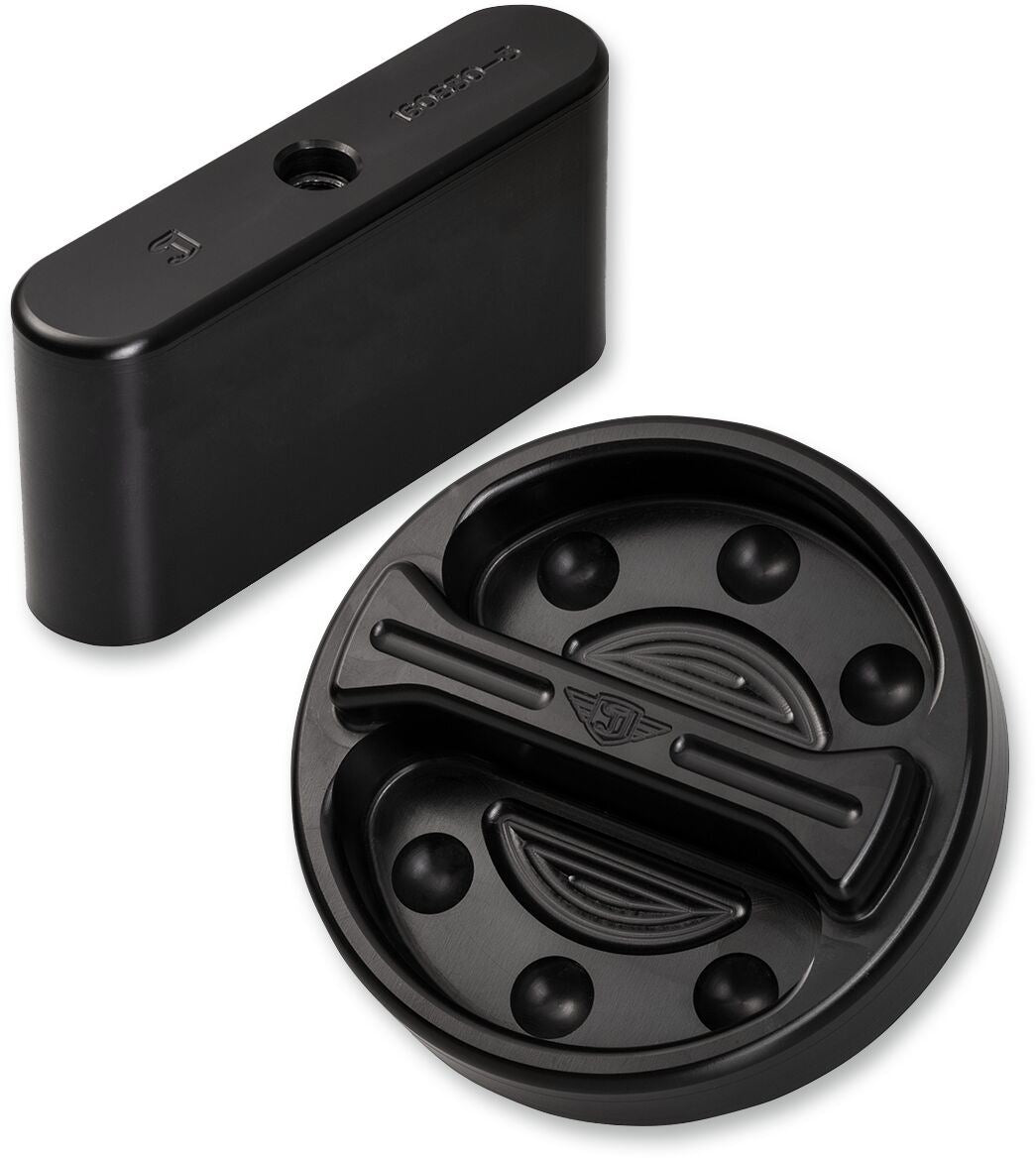 Joker Machine UTV Gasoline Pack Securing Cap 6061 Billet Aluminum Black 60-441-1