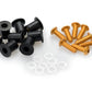 PUIG Anodized Screen Screw Set w/ Silentblocks Yellow Universal 0957G