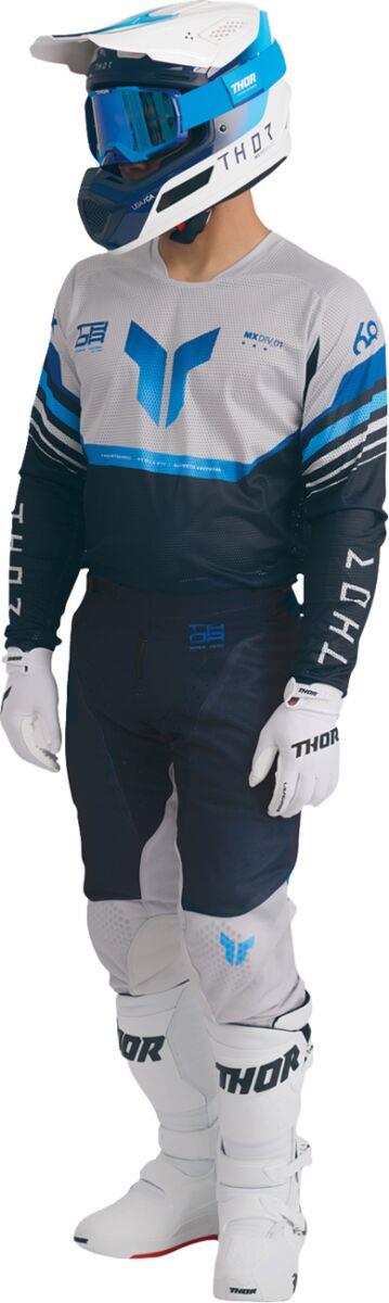 THOR Launchmode Air Raptor Jersey White/Blue