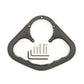 Puig Fuel Tank Pillion Hand Grips Black 8909F