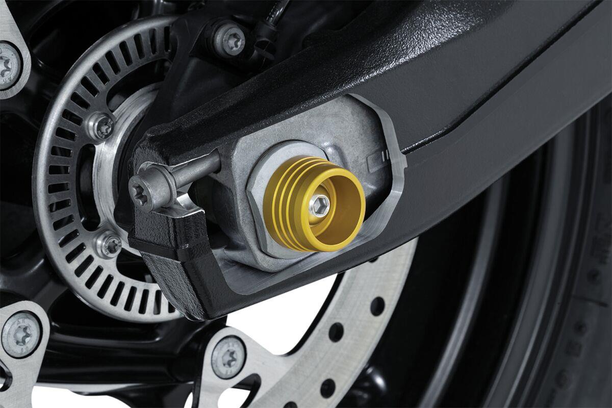 Kuryakyn Rear Axle Slider For BMW F 850 GS 2010-2023 Anodized Gold KUR3811