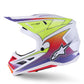 ALPINESTARS SM7 Fuse Helmet WHT/YL/PU 2025 Model