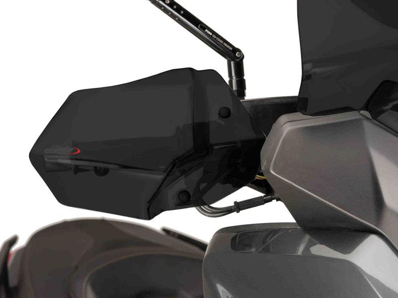 PUIG Handguards Maxiscooter Dark Smoke for Yamaha XMax 125/250/300/400 14-23 8111F