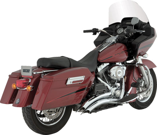 Vance & Hines 2-into-2 Big Radius Exhaust System Chrome For HD FLHR 1584 06-09 26082