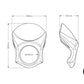 PUIG Semi Fairing 195mmm Matt Black Universal 9230J