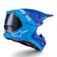 ALPINESTARS Supertech M10 Flood MIPS® Helmet BLUE/BLK-CARB 2025 Model