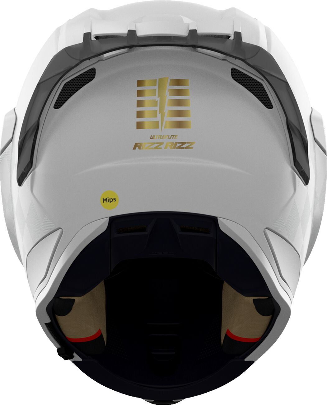 ICON Ultraflite White Motorcycle Helmet