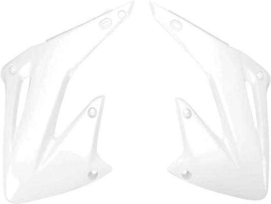 UFO RADIATOR COVERS HONDA CR125/250 WHITE HO03689-041