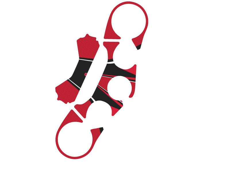 Puig Radikal Yoke Protector Red 20619N