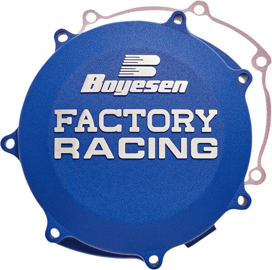 Boyesen Factory Clutch Cover For Yamaha YFZ 450 R 2009-2026 Blue CC-38AL