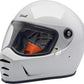 BILTWELL Lane Splitter White Motorcycle Helmet