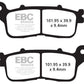 Ebc FA-HH Series Sindered Brake Pads For Honda VFR 1200 X 2011-2020 FA636HH