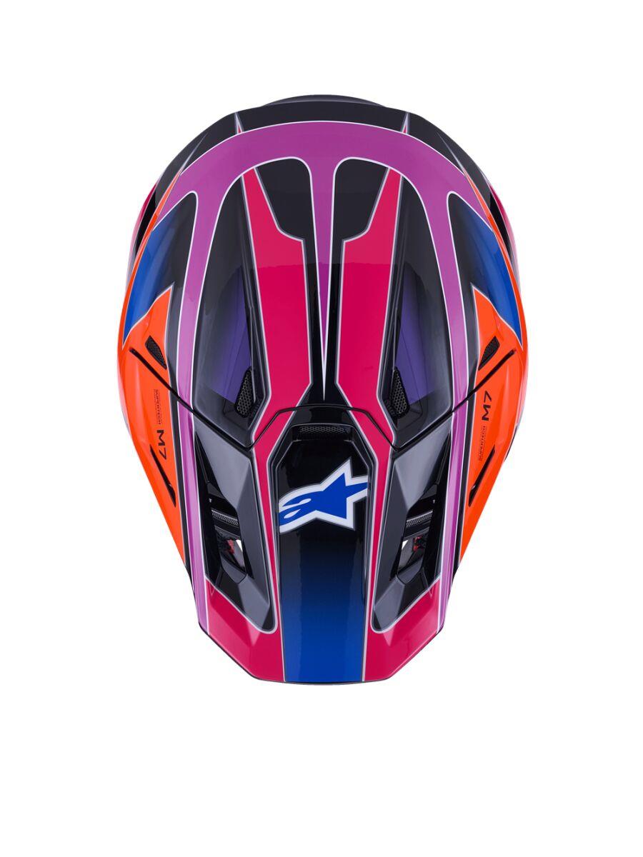 ALPINESTARS SM7 Fuse Helmet BLU/PU/PINK 2025 Model