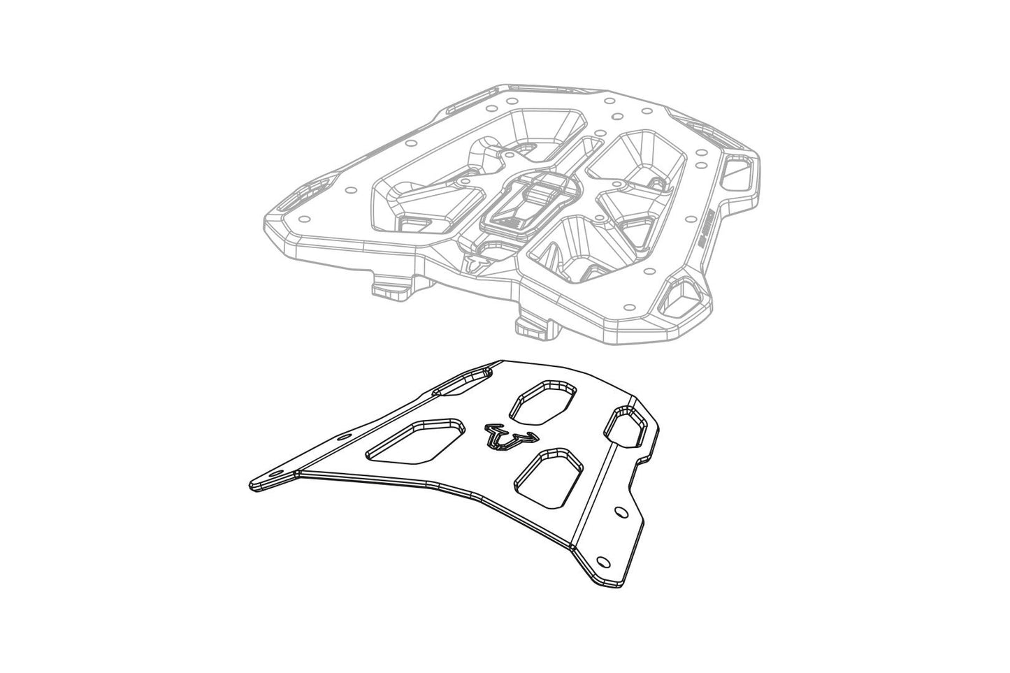 SW MOTECH Street-Rack Suzuki Gsx-8s 22-24 Black GPT.05.846.16000/B