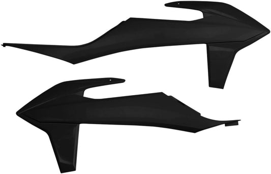 UFO Rad Covers For KTM EXC-F 500 19-23 Black KT04092-001