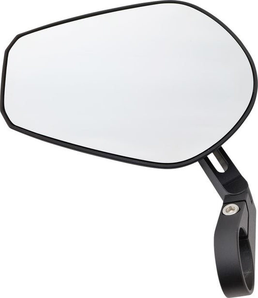 Daytona Bar End Mirror Black Aluminum Short Stem Fits ø 30mm 2 Spacers 80799