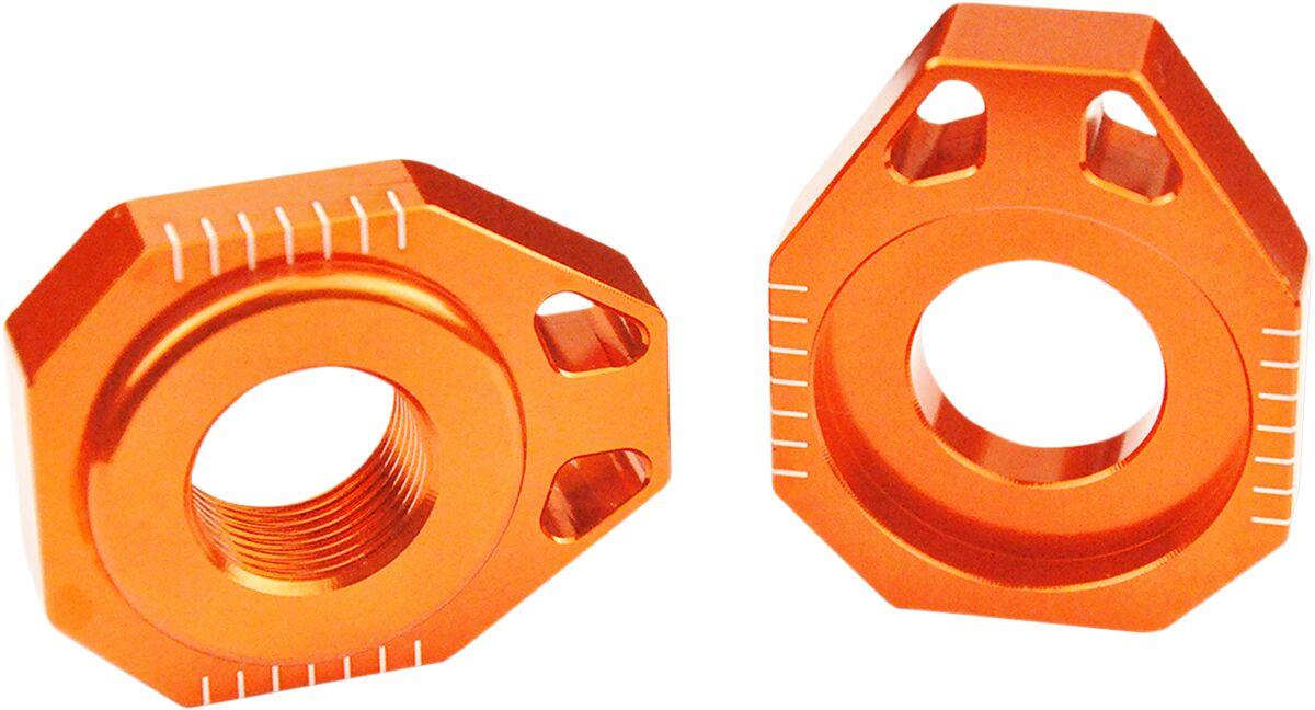 Scar Racing Axle Blocks For KTM SX 85 19/16 2002-2027 Anodized Orange AB502