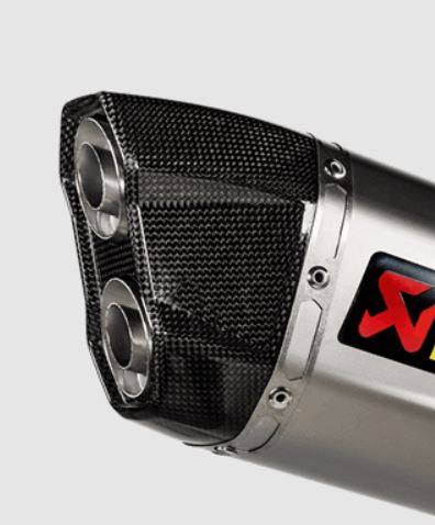Akrapovic Muffler End Cap Black CF For Honda CRF 1100 L Yamaha XTZ 690 19-24 V-EC373