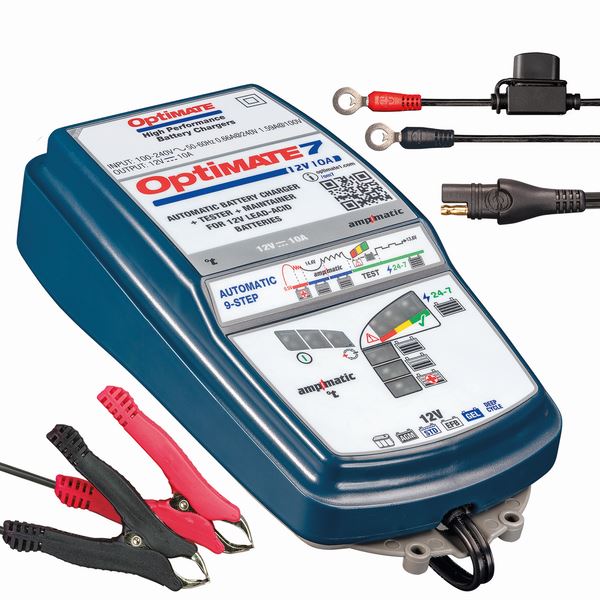 OPTIMATE 7 Ampmatic Battery Charger Optimiser Conditioner Maintainer