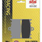 Sbs DC Racing Dual Carbon Brake Pads For Suzuki GSX-R 600 1994-2003 Carbon 631DC