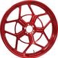 Arlen Ness Speed 5 Forged Wheel Red Aluminum 19X3.25 Anodized 71-587