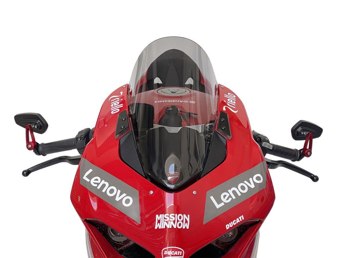WRS Windscreen Race For Ducati Panigale V2 955 2020-2024 Dark Smoke Each DU009FS