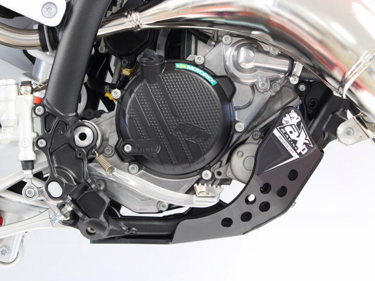 AXP RACING Skid Plate 6MM For TC/SX/MC 125 23-25 Black AX1668