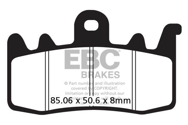 Ebc FA Series Organic Brake Pads For Ducati Monster 937 2013-2026 Organic FA630
