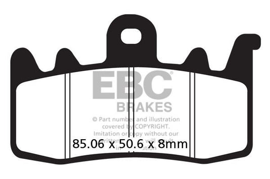 Ebc FA Series Organic Brake Pads For Ducati Monster 937 2013-2026 Organic FA630