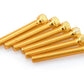 PUIG M8 55mm Allen Screws x 6 Yellow Universal 0540G