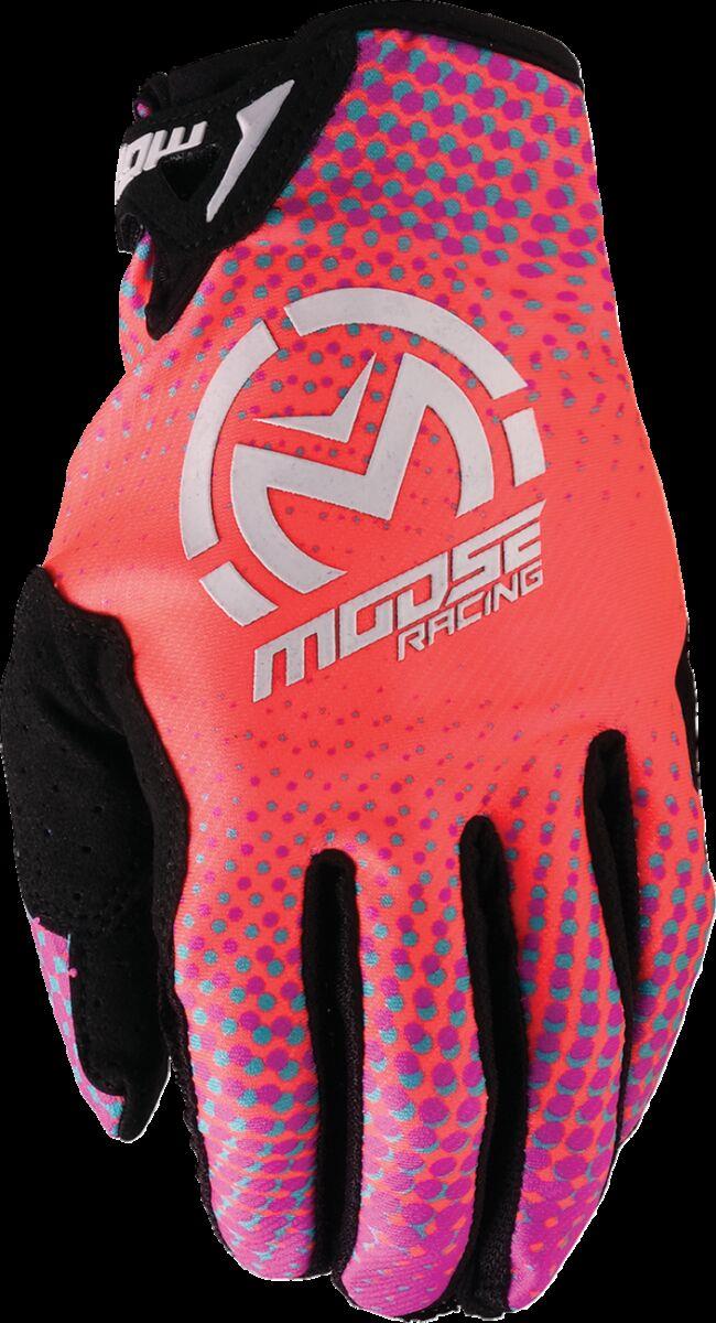 Moose Racing Gloves Sx1 Pink/Purple/Teal