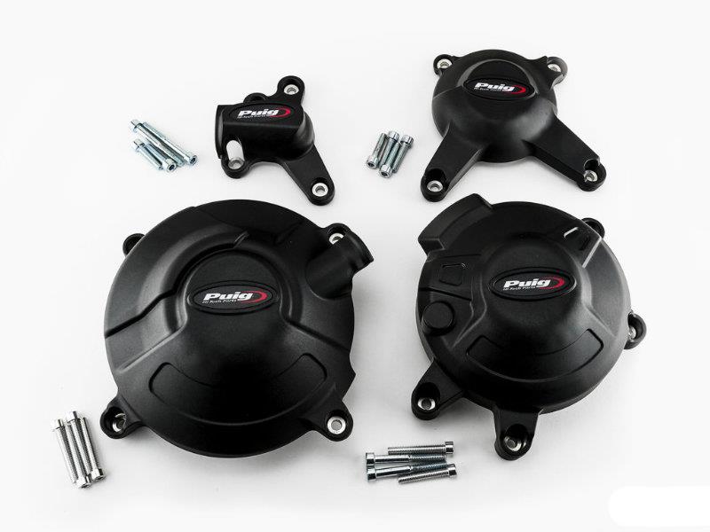 PUIG Engine Guard Black for Yamaha MT-09/SP/SportTracker/StreetRally/Tracer 13-23 20128N
