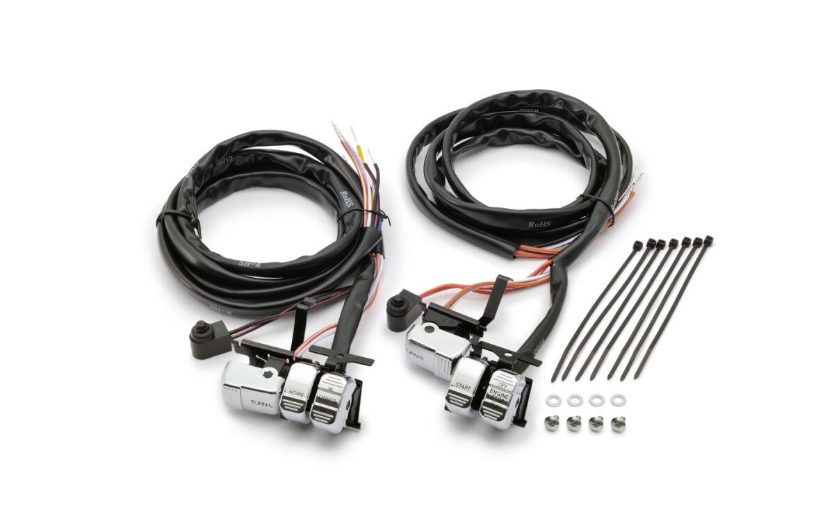 DAYTONA Handlebar S/W KIT L&R 96-13CP 80324