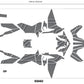 UNIRACING Decal Kit AFRICA TWIN REPLICA K50462