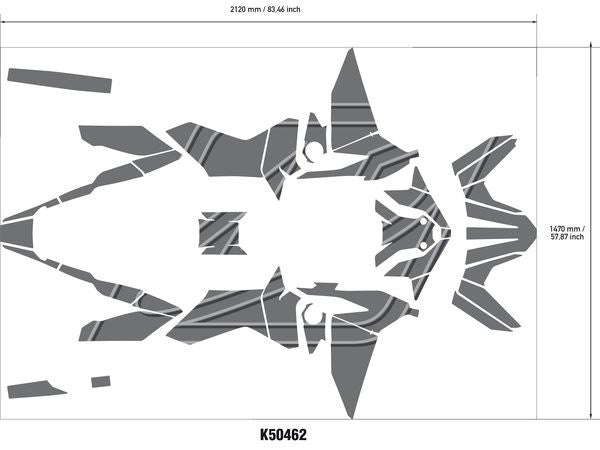 UNIRACING Decal Kit AFRICA TWIN REPLICA K50462