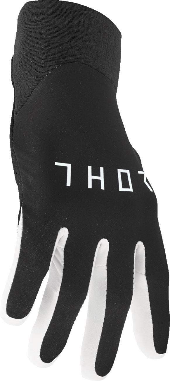 Thor Glove Agile Solid Black/White