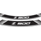 Puig Wheel Rim Stickers White 21716N