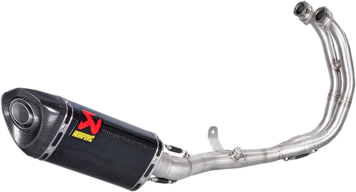 Akrapovic Racing Line Exhaust System CF For Yamaha MT-03  YZF-R3 15-24 S-Y3R1-APC