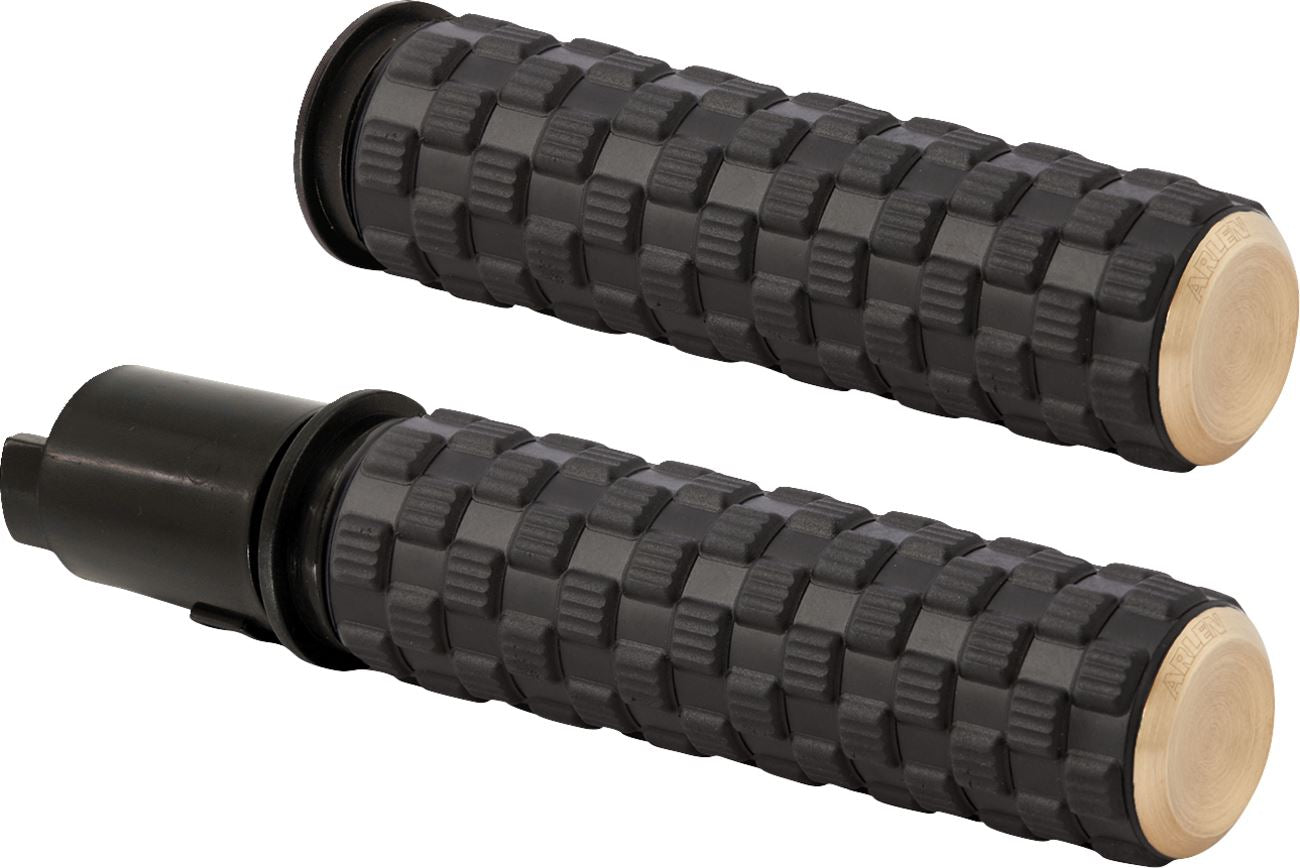 Arlen Ness Air Trax Grips Brass For Harley Davidson FLHXSE 1977 23-24 500-068