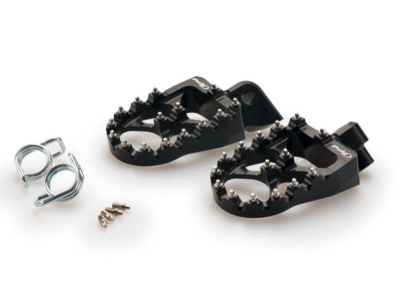 Puig Off Road Footpegs Black 4356R