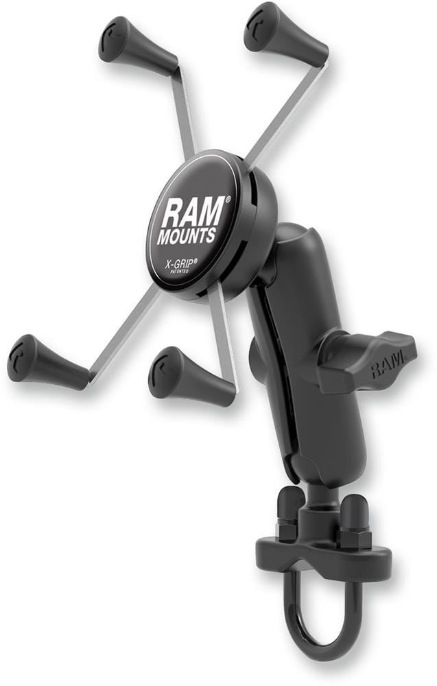 Ram Mounts Handlebar Rail Mount w/X-Grip Holder - RAMB149Z-UN10U